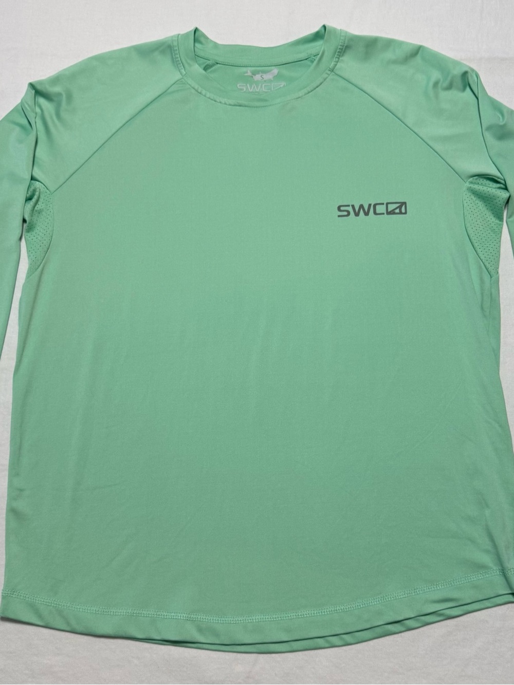 Men’s Aqua Long-Sleeve Fishing Performance Shirt
